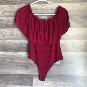 Fashion Nova Red M/L Bodysuit